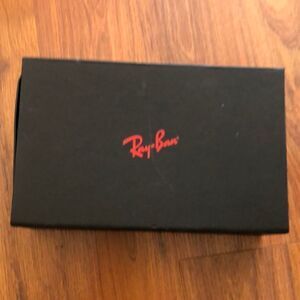 Ray Ban Black large magnetic box.